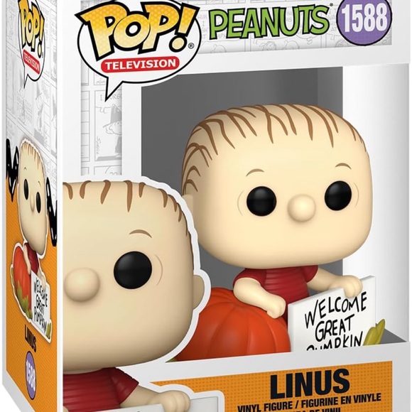 Funko Pop the great pumpkin Peanuts Linus Vinyl Figure - Picture 1 of 4